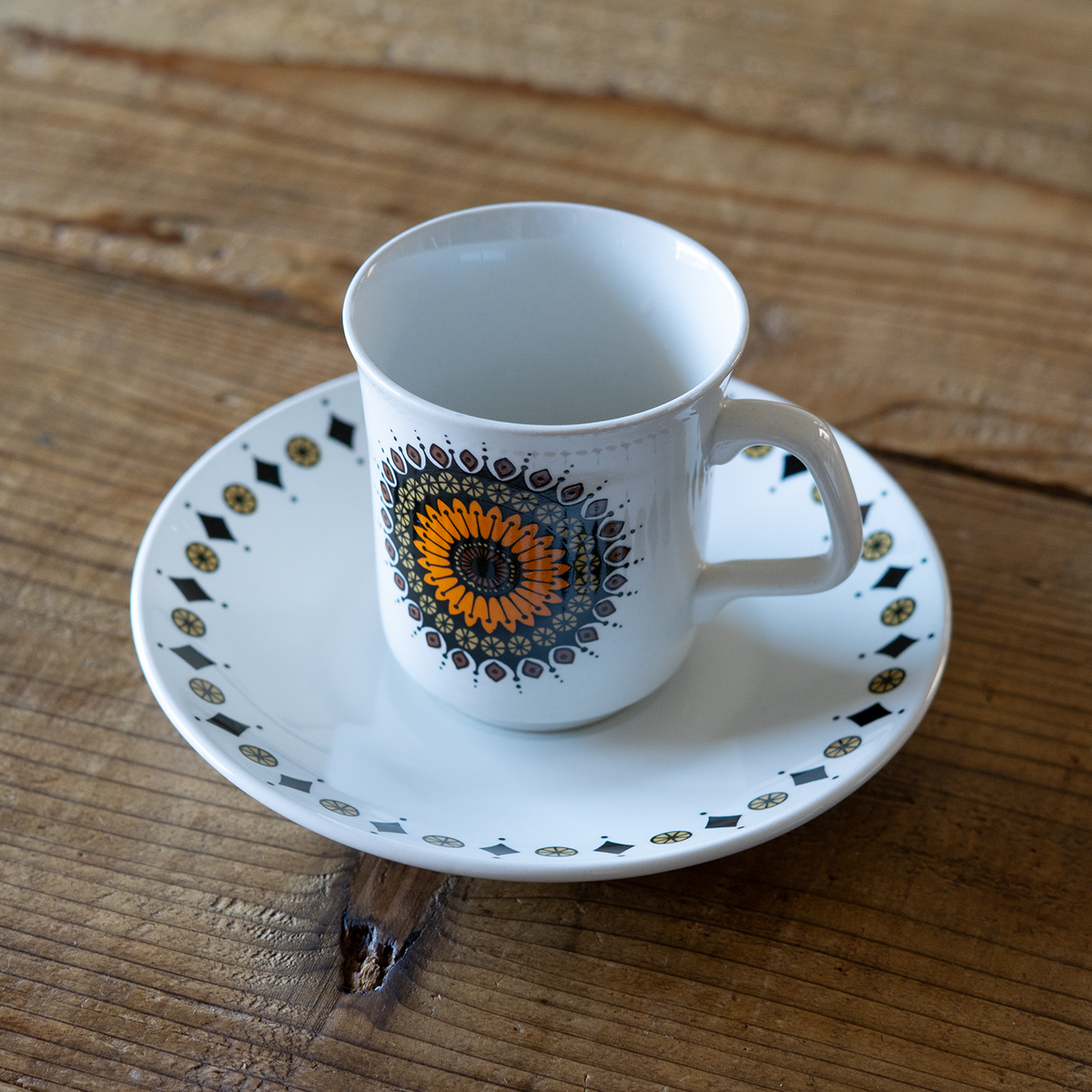 J&G Meakin “Inca” Cup & Saucer